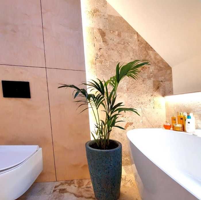 Trawertyn, komplet rzymski, płytki, stopnie, podłoga, ściana, taras