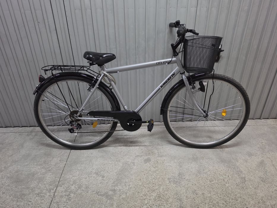 Bicicleta citadina Krestiv City Style nova , com cesto.