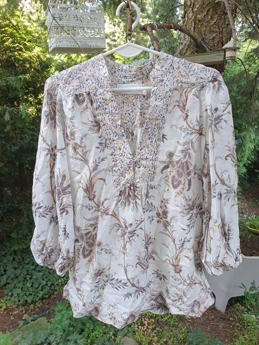 Zimmerman len linen top bluzka blouse size 0