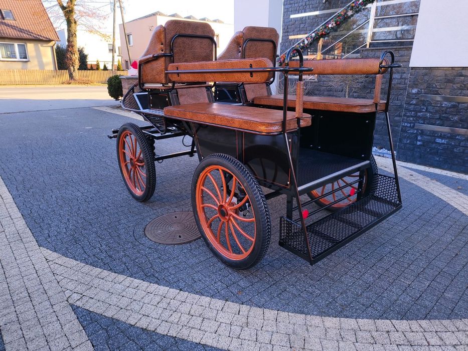 Bryczka konna wagonetka treningowa