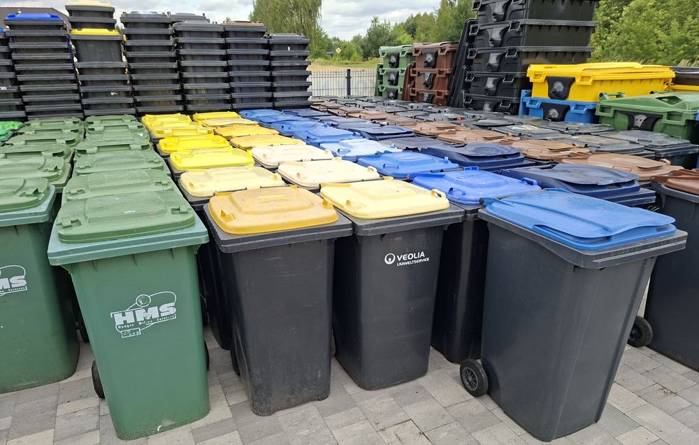 Kosze na odpady 240l, 120, kontenery 1100l nowe uzywane