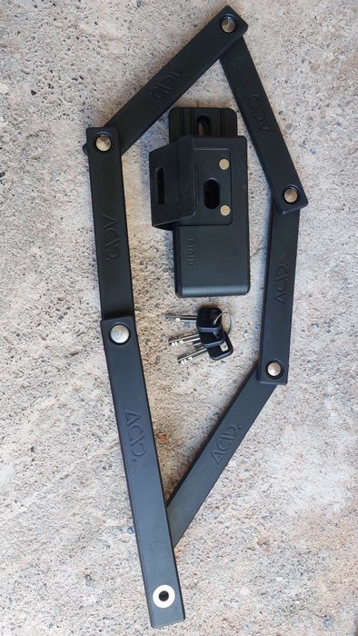 Cadeado para bicicleta nivel maximo 15 - Acid folding lock rigid K90