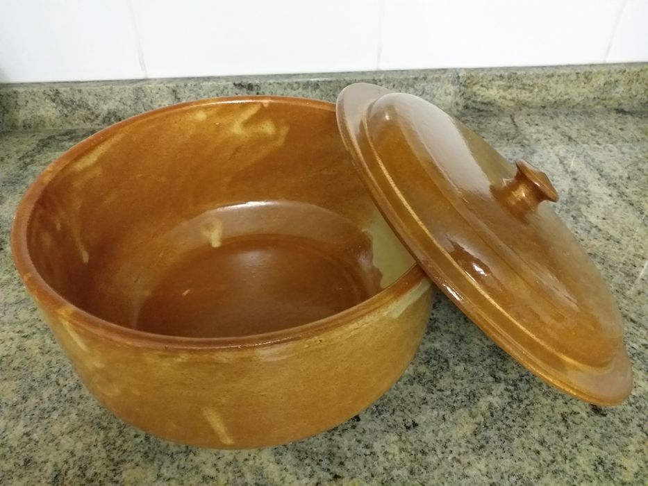 Tacho/Caçarola Em Grés Vidrado