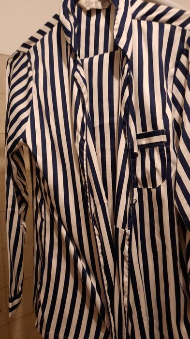 Pijama camiseiro sra riscas