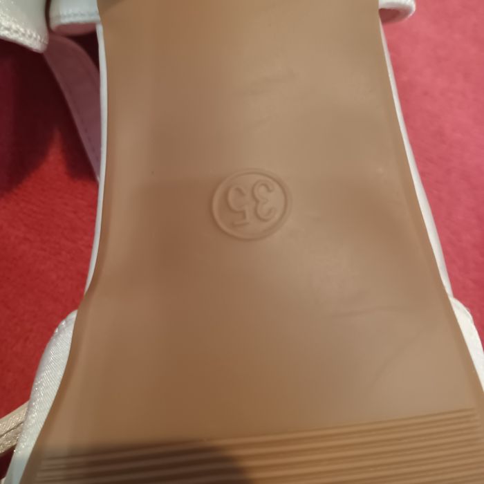 Buty komunijne 35 nowe białe z perełkami dla dziewczynki wizytowe
