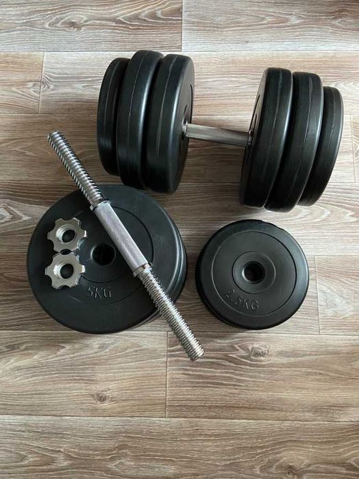 Гантелі розбірні композитні 2 по 28 кг гантели разборные 2 на 28 кг