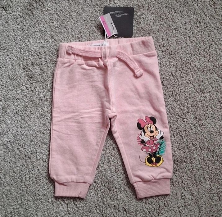 Nowe spodnie Myszka Minnie rozmiar 62