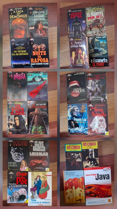 Livros de vários escritores