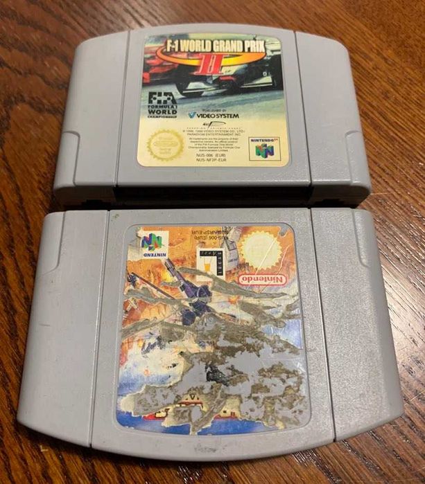 gry Nintendo 64, F1 Word Grand PriX II, Star Wars Rogue SQadron