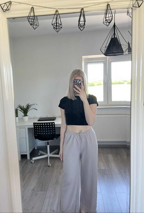 Bezowe damskie spodnie