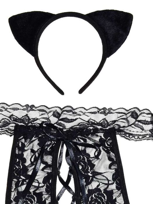 Эротический комплект сексуальное нижнее белье боди топ пеньюар білизна