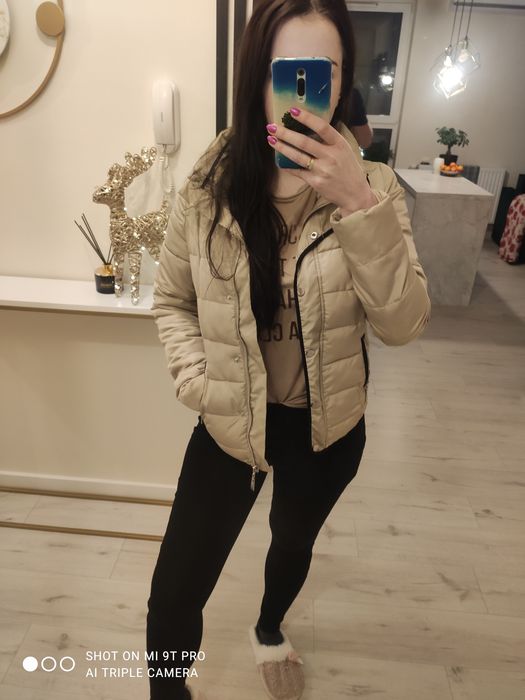 Kurtka beżowa Mohito XS 34