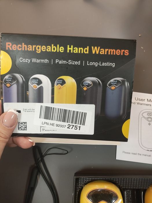 Ocieplacze do dłoni, kieszeni 3500 mAh