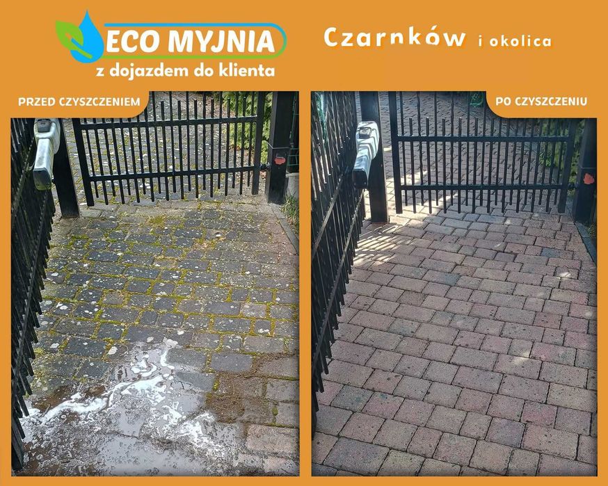 Czyszczenie kostki brukowej Czarnków i okolice