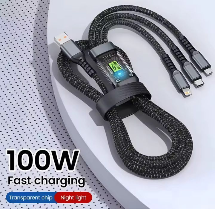 Швидкий кабель 3 в 1