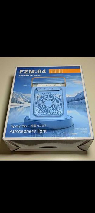 Klimatyzator, wentylator wiatrak czarny z LED + perfum! Wysyłka FREE!