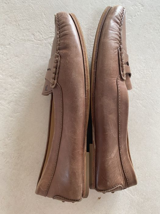 Tod’s mokasyny 40,5 damskie brązowe