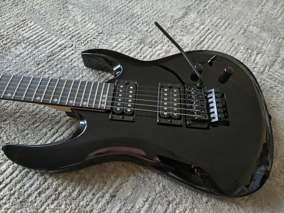 Gitara elektryczna Harley Benton R-456FR BK FLOYD ROSE + SETUP! OKAZJA!