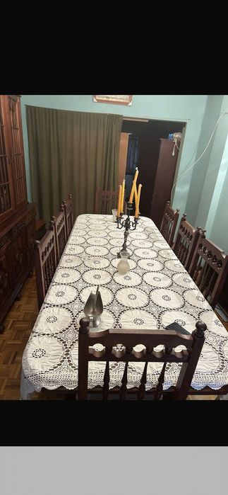 Conjunto sala de jantar antigo