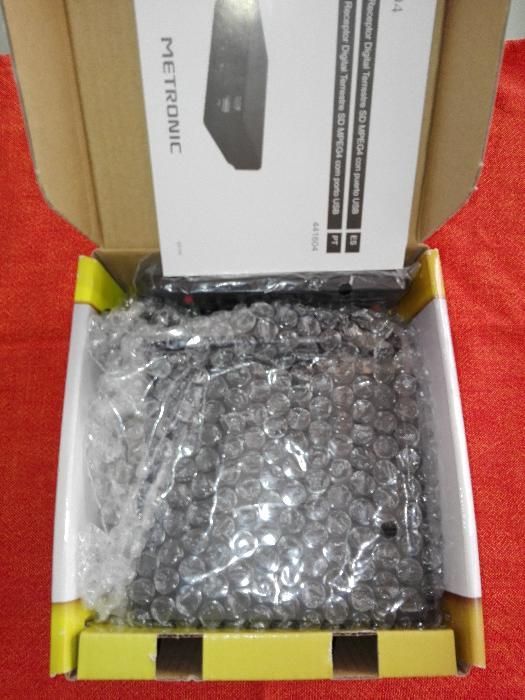 Metronic Descodificador TDT SD Zapbox pt sd4. Novo em caixa