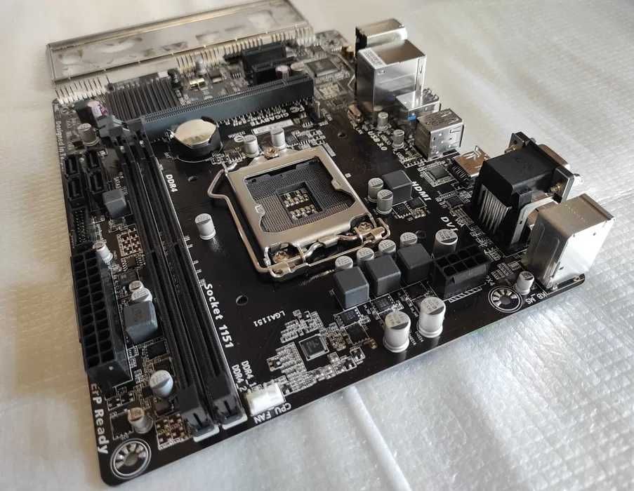 Gigabyte GA-H110M-S2H + CPU Pentium G4500.