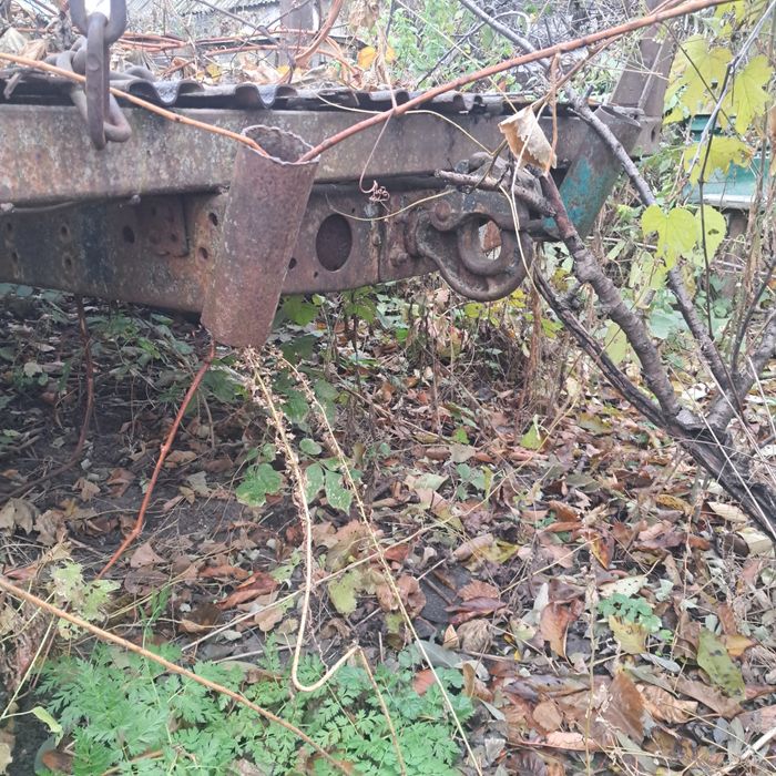 Причіп лісовоз низька платформа