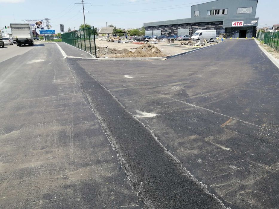 Асфальтирование  и ремонт дорог, различных территорий