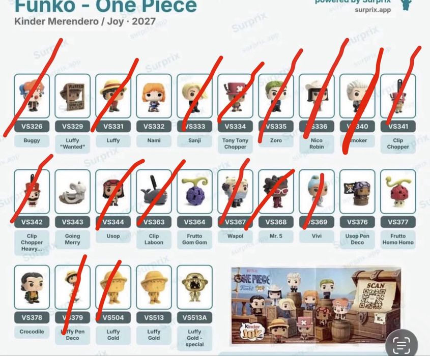 обмін в іф kinder joy one piece кіндер джой ван піс