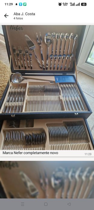 Faqueiro NEFER – Elegância Intemporal, Novo