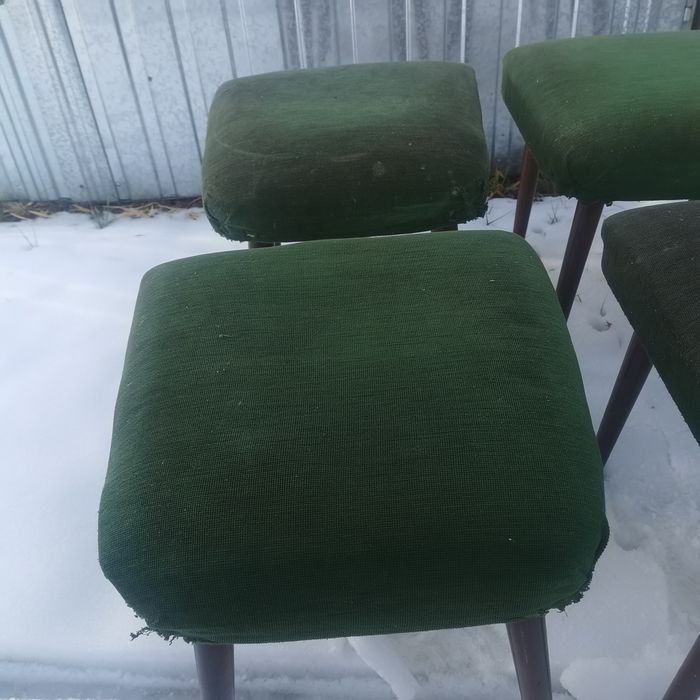 Sprzedam krzesła, taborety patyczaki prl krzesła Tzw Muszelka. Słupsk.