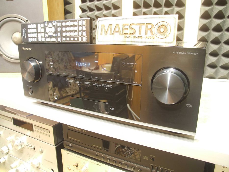 Ресівер Pioneer VSX-527. 5х130. 6-16 Ом. HDMI ARC. Пульт.USB Наложеним