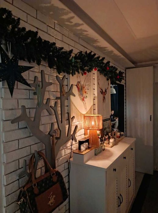 XXL 270CM Girlanda Świąteczna Choinkowa Stołowa Zielona Schody GRATISY