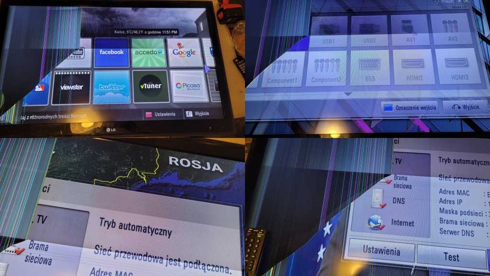 Moduł T-CON LA02M i inne z TV LG 42LX6500