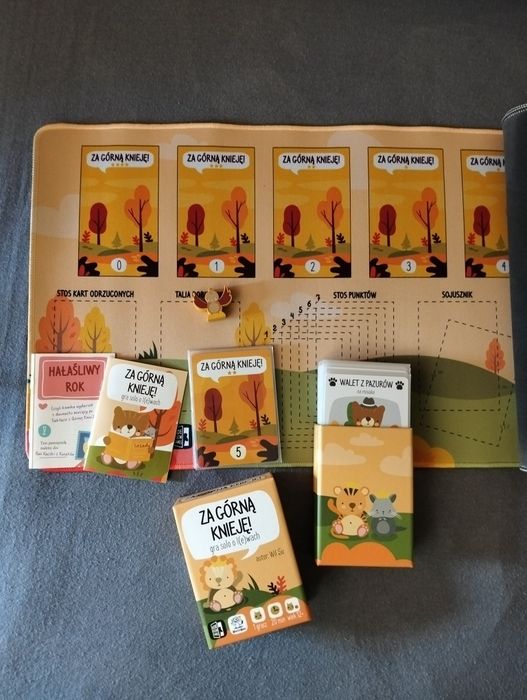 Za górną knieję + mata + meepel wróbelek