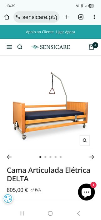 Cama hospitalar articulada elétrica com garantia