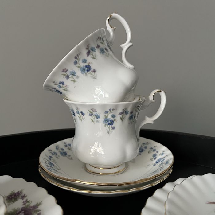 порцеляна Royal Albert - кавове тріо, кавова двійка/пара, молочник ns