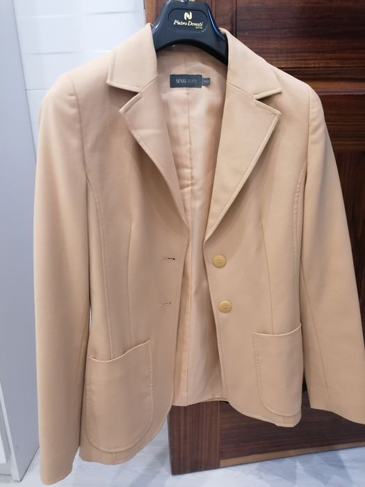 Casaco/blazer bege, tS, marca Mango