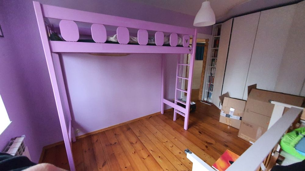 Łóżko piętrowe dla dziewczynki
