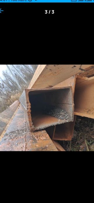 Швеллер  квадрат 120 и 100  30-грн/кг