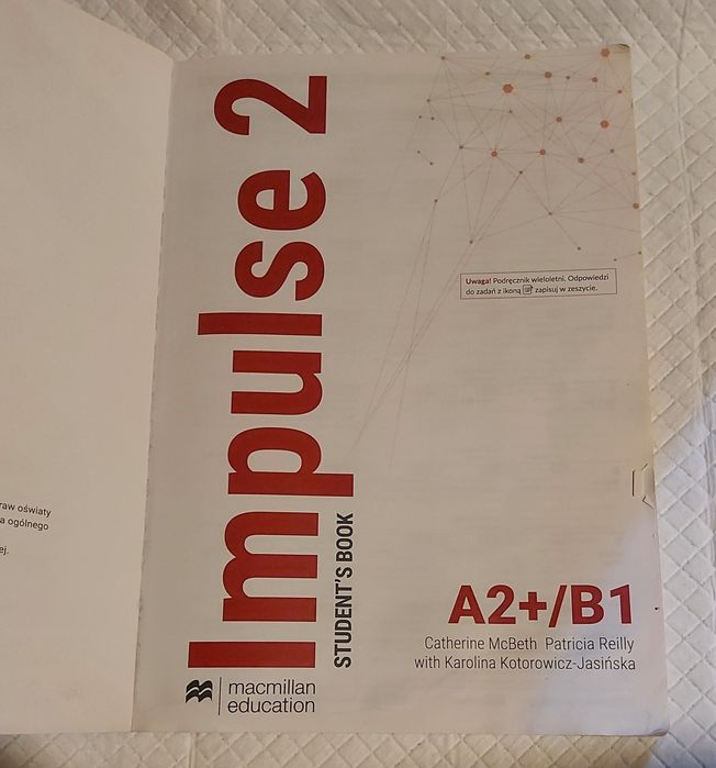 Podręcznik Impulse 2 A2+/B1 Macmillan***DARMOWA WYSYŁKA!