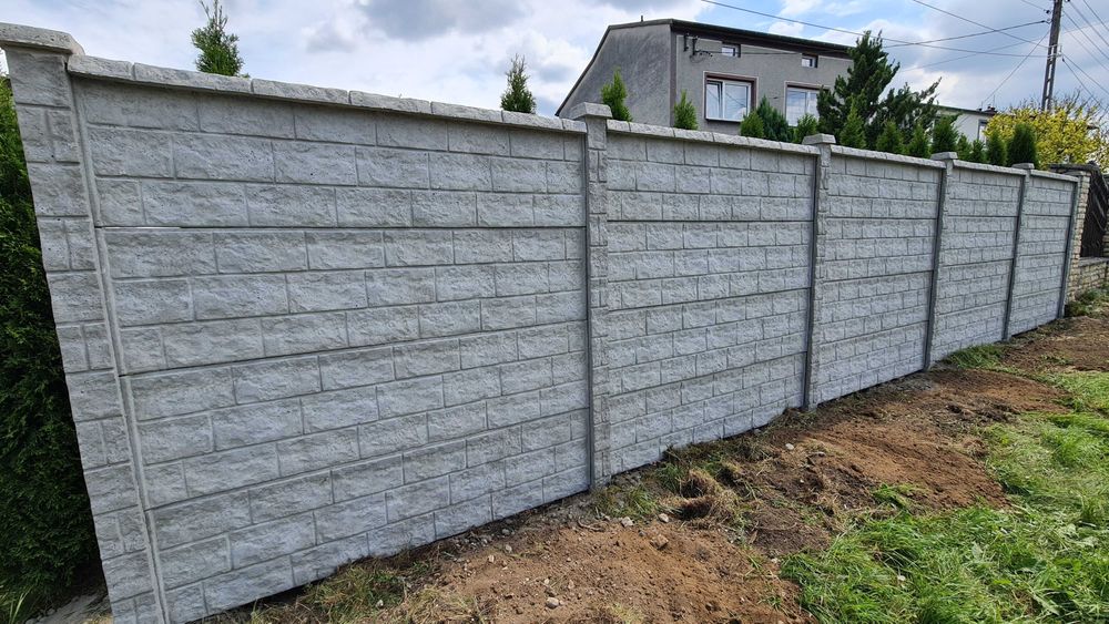 Ogrodzenia Betonowe, Panelowe 3D, Murki oporowe, Bramy z MONTAŻEM