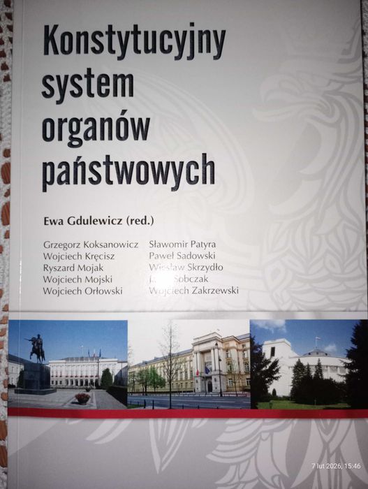 "Konstytucyjny system organów państwowych", red. Ewa Gdulewicz