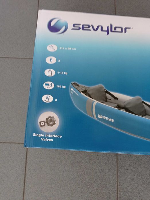 Caiaque / canoa inflável de dois lugares Sevylor