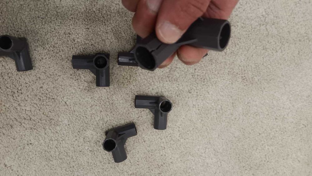 Sapateira desmontável (armação metálica e lona)