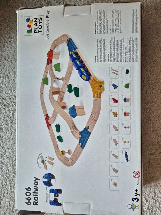 Drewniana kolejka PLAN TOYS