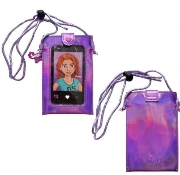 Holograficzne Etui Torebka Saszetka Na Telefon Smartfon