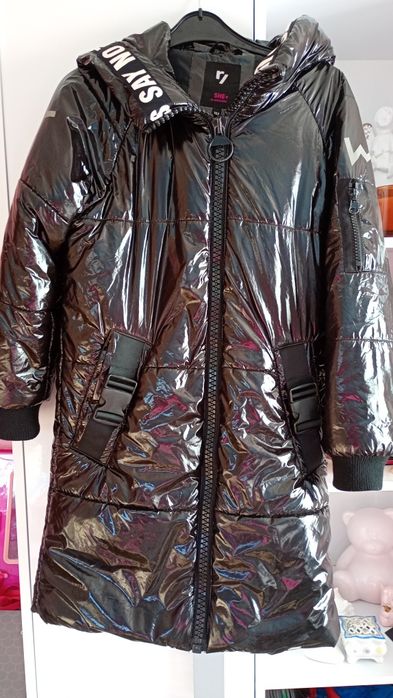 Płaszcz kurtka dla dziewczynki rozmiar 152