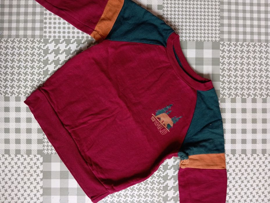 3 bluzy chłopięce 110/116