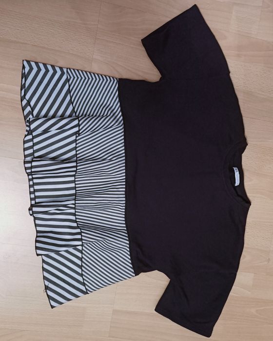 ZARA bluzka z baskinką r.S