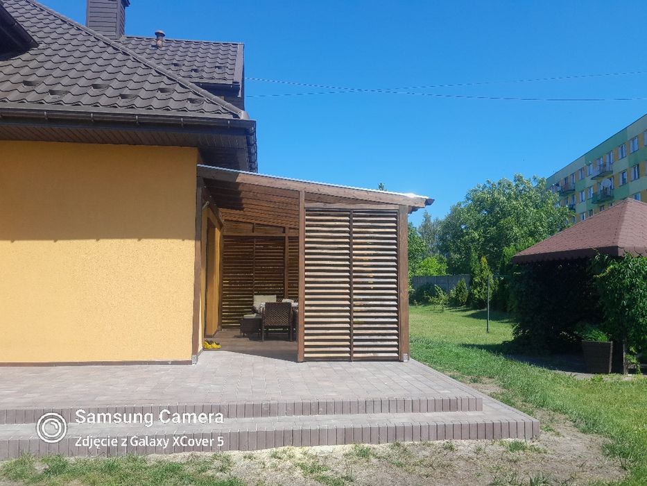 Taras Zadaszenie Wiata Pergola Drewno klejone KVH BSH